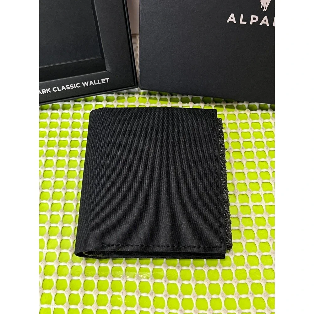Alpaka Ark Bifold Cash Wallet Black RFID Magnetic NEW